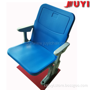 BLM-6200 factory price plastic folding chair matel leg plastic armrest football stadium seats football chair